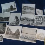 WW2 Photos 13 pc lot blown out buildings -Roger Aubry Estate