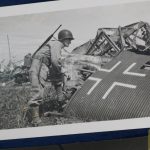 WW2 plane photos original 9 pc lot -Roger Aubry