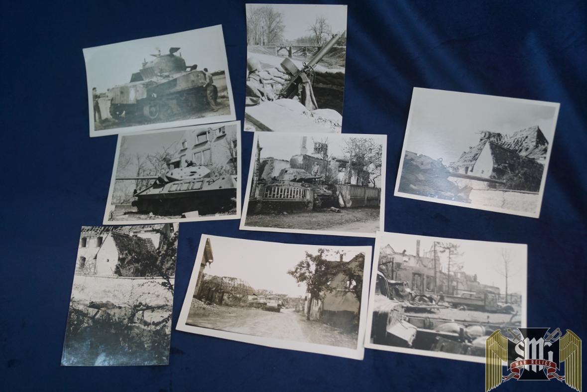 WW2 blown out tanks original 8 pc lot