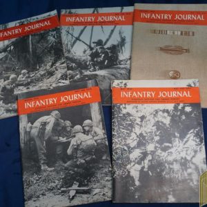 Infantry Journal Magazine 5 pc lot -Roger Aubry Estate