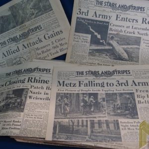 WW2 Stars and stripes newspaper lot 50+ S&S plus a few other publications