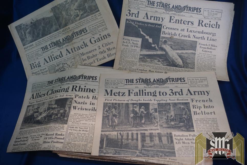 WW2 Stars and stripes newspaper lot 50+ S&S plus a few other publications