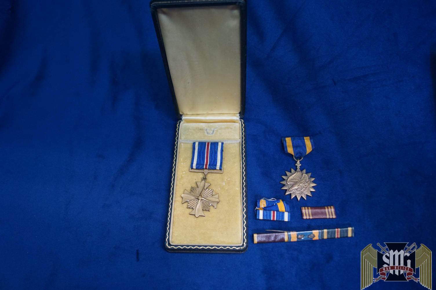 WW2 named Distinguished Flying cross and Air Medal