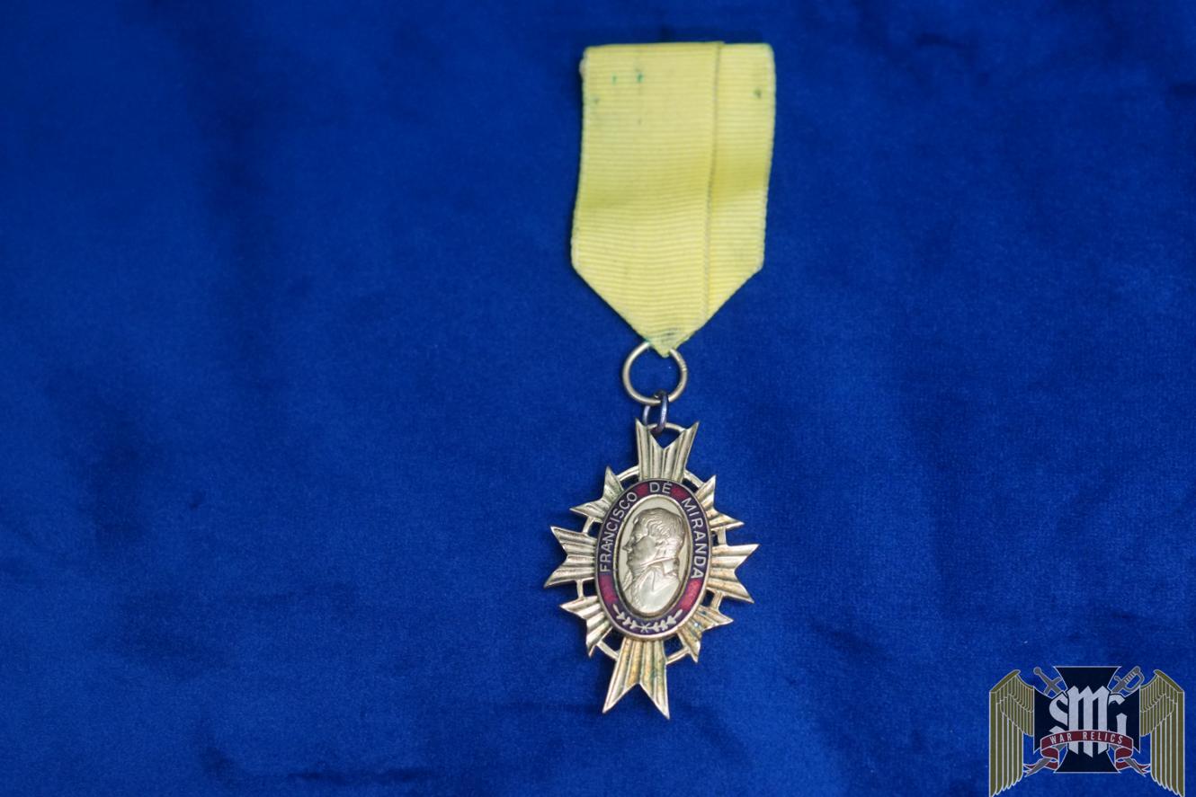 Venezuela Francisco De Miranda Medal