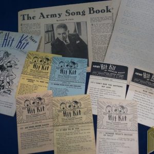 Song book assortment -Roger Aubry estate
