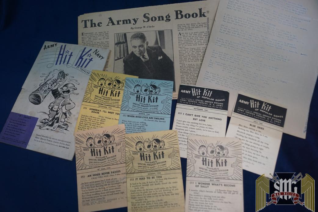 Song book assortment -Roger Aubry estate