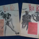Set of Two HIT KIT Army song book magazines