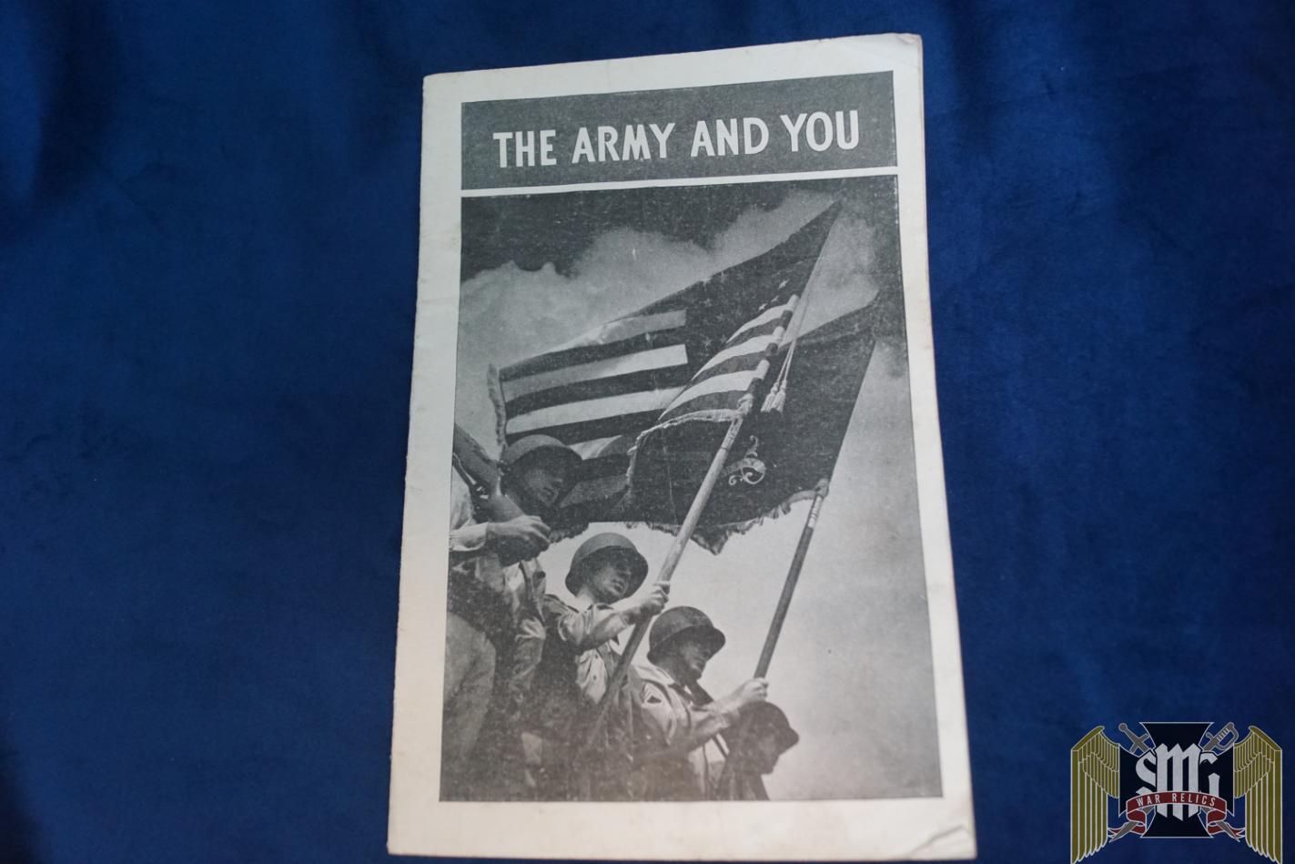 The Army and You WW2 US army guide book -Roger Aubry estate