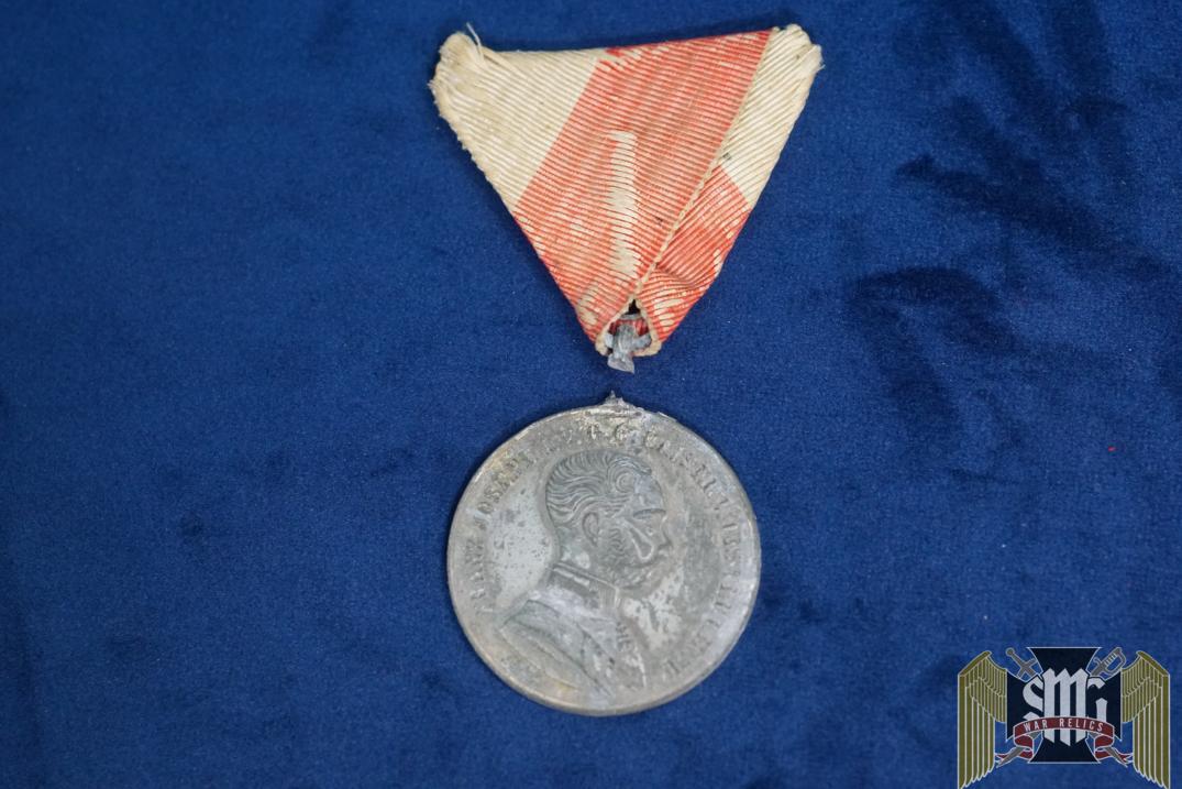 Austria Franz Joseph Bravery Medal Damaged