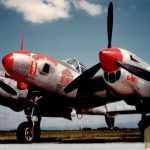 SMGP-2517 large WW2 Plane Reprint photos 4 pc
