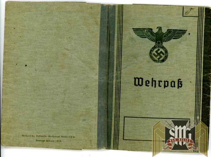 Wehrpass Fritz Thiele