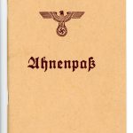 Ahnenpass (proof of Aryan Lineage) Unissued