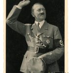 Hitler First day Cancelled stamp post card