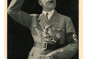 Hitler First day Cancelled stamp post card