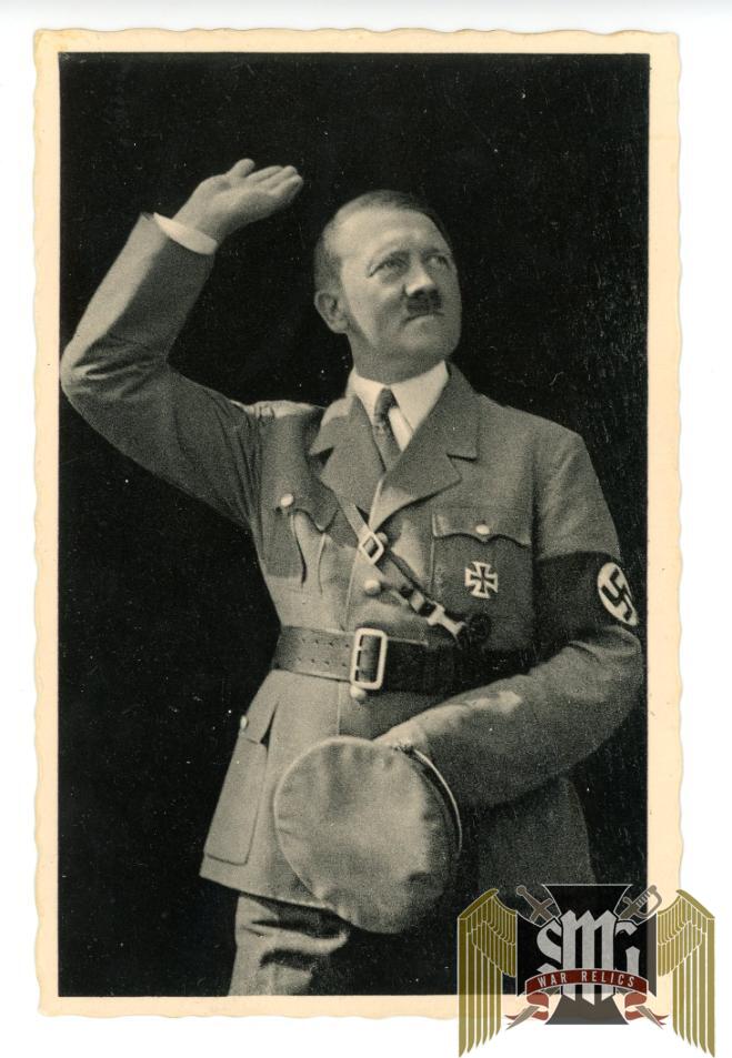 Hitler First day Cancelled stamp post card