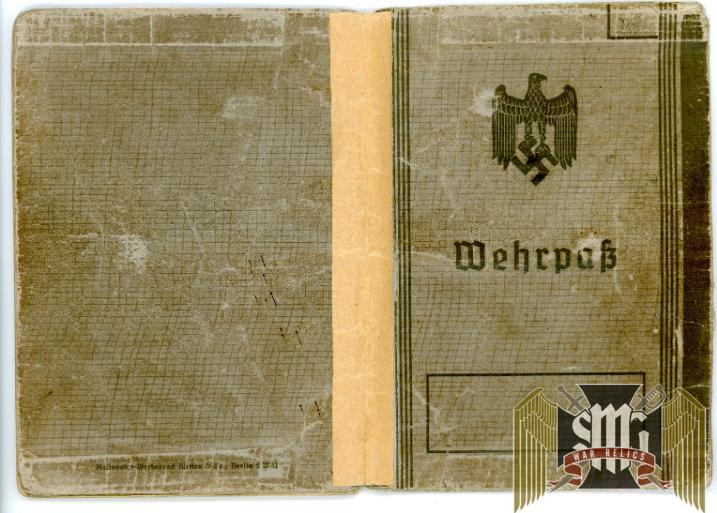 luftwaffe Wehrpass Flight School Reservist