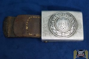 Heer buckle with Leather tab By St. Merkl