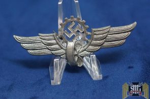 Deutsches Reichsbahn Tram Operator Visor Cap Insignia