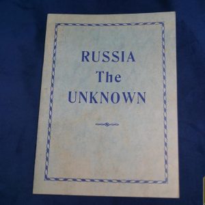russia the unknown by trufant foster -Aubry Estate