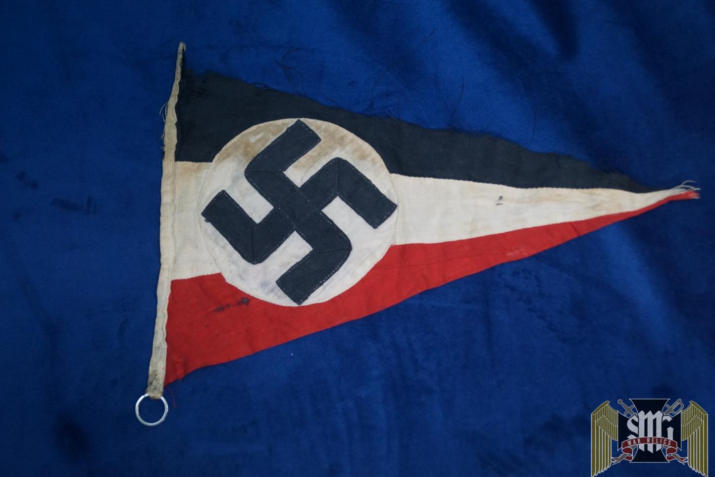 Tri color Pennant with Swastika