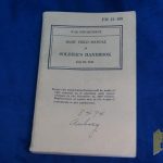 WW2 US Basic Field Manual Soldier's Handbook July 23, 1941 -Aubry Estate
