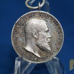 GERMANY WILHELM II SILVER MILITARY AWARD 1891-1918 COURAGEOUS FAITHFUL SERVICE