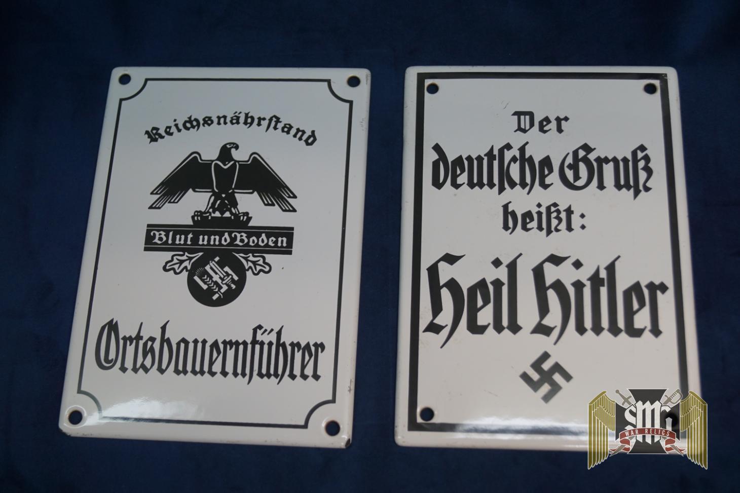 Reproduction Enamel signs