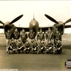 2 Photos of Photo Recon Pilots Roger Aubry Estate