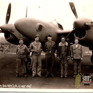 SMGP-2681 10x8" Photos of 34th Air Recon squadron from Aubry Estate 3 war time photos