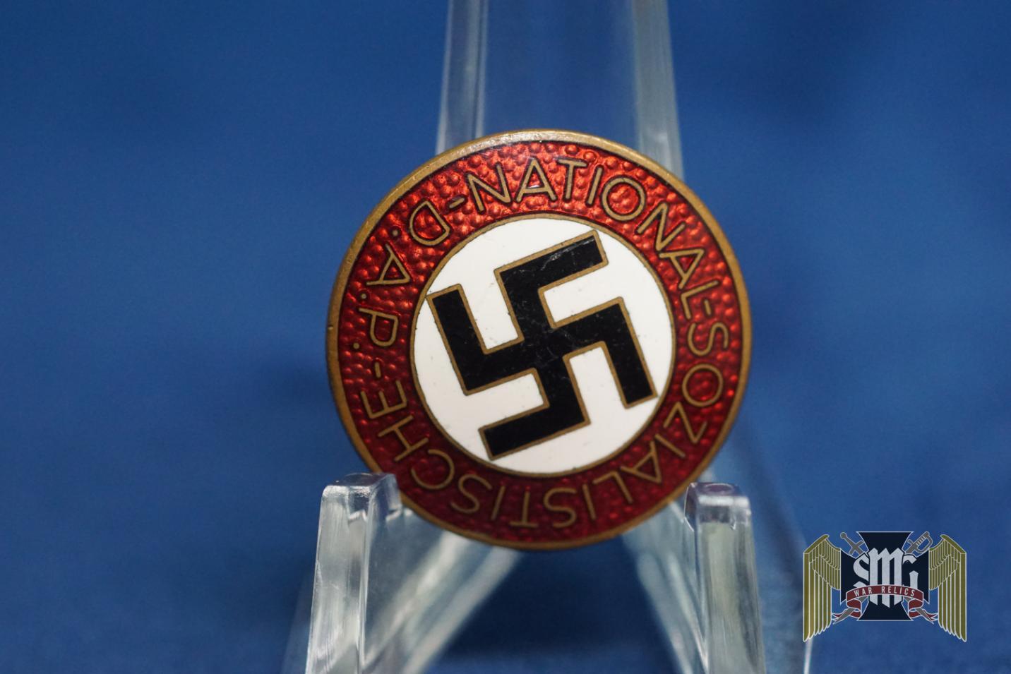 NSDAP Party badge Button Hole by M1/72 – Fritz Zimmermann