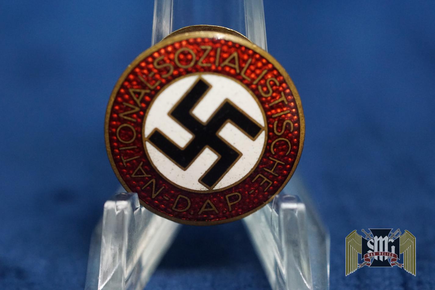 Button Hole NSDAP Party badge by M1/137 Richard Simm & Sohn