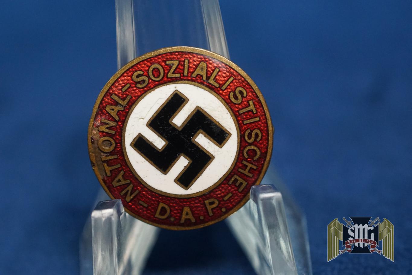 Early Pre RZM unmarked NSDAP party pin