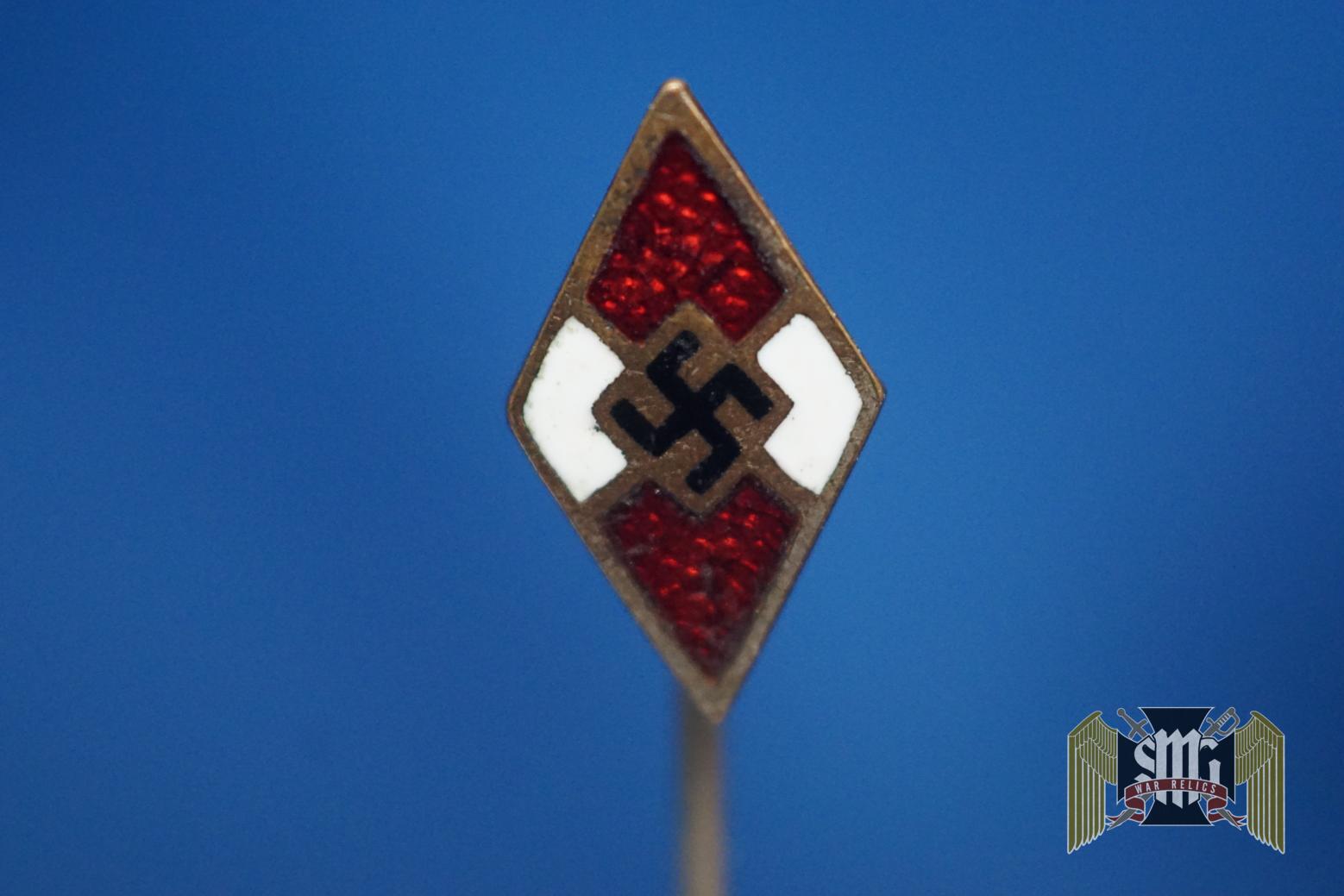 14mm Enamel Hitler Youth Member pin Miniature