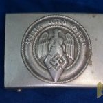 Hitler Youth belt in Nickel