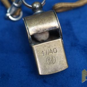 SA Sturmabteilung Standard Issue Whistle with Lanyard