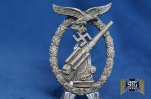 Luftwaffe Flak Badge by E.F. Wiedmann Missing pin