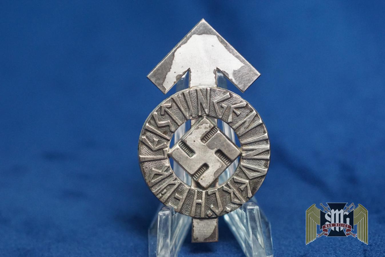 Hitler youth silver proficiency badge in Cupal numbered