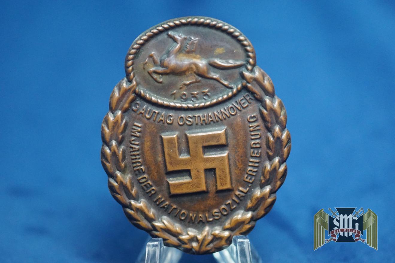 1933 East Hannover Gau Honor Badge
