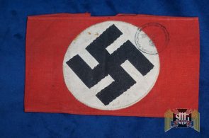 NSDAP armband Gaultg. Stamped (District Headquarters)