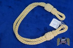 German NSDAP Visor Cap Chin Cord W/RZM Tag