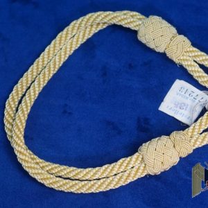 German NSDAP Visor Cap Chin Cord W/RZM Tag