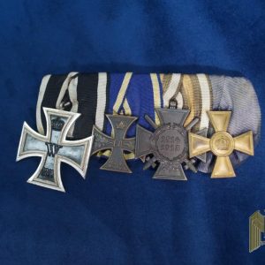 German WW1 4pc medal bar