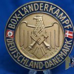 International Boxing Medallion 1941 Germany V Denmark