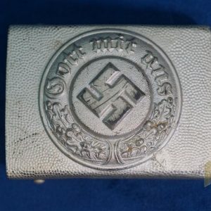 German Police Belt Buckle By Christian Theodor Dicke Steel