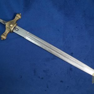 German Navy dagger blade and cross guard set by Weyersberg number matched