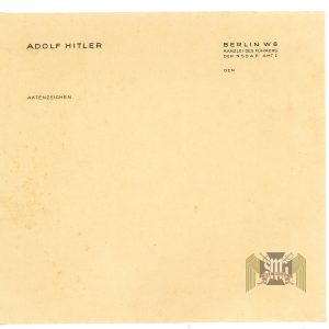 SMGP-2858 Adolf Hitler Berlin  Chancellery Stationary Short  Sheets